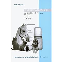 Symptomenverzeichnis zur Schüßler-Salz-Therapie für Tiere (Gebundene Ausgabe)