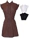 Apparel : Tinsel Cotton Tux Ruffle Shirt Dress