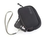 Dismaq qCase Neopren Digital Kamera Tasche für Canon,  Nikon,  Cybershot,  Casio,  Samsung,  Easypix - Größe: M, schwarz