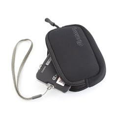 Dismaq qCase Neopren-Kamera-Tasche f�r Canon, Nikon, Cybershot, Casio, Samsung, Easypix, Panasonic Lumix schwarz