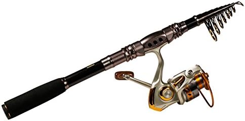 Pagreberya Ultra Short Telescopic Fishing Pole and Reel Combo