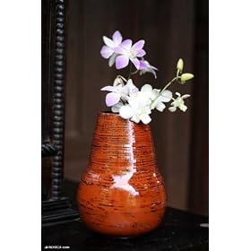 'Lava,' vase by NOVICA