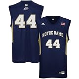 adidas Notre Dame Fighting Irish #44 Navy Blue Replica Basketball Jersey