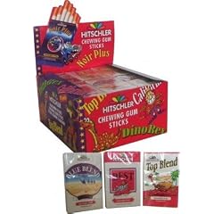 Hitschler: Kaugummi-Zigaretten - 1 Karton mit 24 Packungen � 10 St�ck