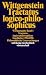 Tractatus logico-philosophicus. Tagebücher 1914 - 1916. Philosophische Untersuchungen.