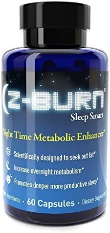 Z-burn -- 60 Capsules -- Night Time Fat Loss Supplement - "Sleep Great, Lose Weight!" Guaranteed Results by FITNESS ONE FORMULAS