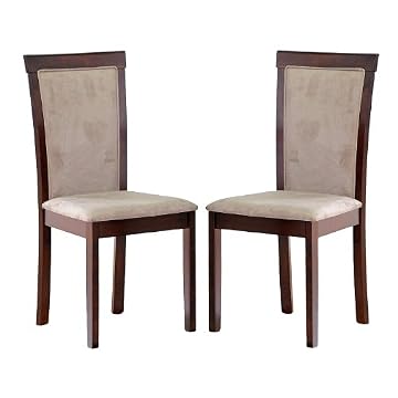 Baxton Studio Spain Dark Brown Modern Dining Chair, Set of 2 Baxton Studio Spain Dark Brown Modern Dining Chair, Set of 2