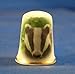 Porcelain China Collectable Thimble - Badger - Free Gift Box
