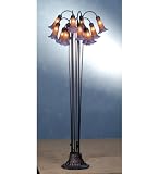 Meyda Tiffany 12 Light Floor Lily Amber/Purple 15946