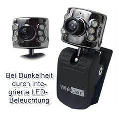 1.3 MP USB WEBCAM PC KAMERA MIKROFON 6 LED CAM SKYPE !