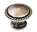 Bead Cabinet Pull Knob Antique Copper Finish