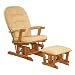 Baby : Hudson Reclining Glider and Ottoman Set - Honey/ Fawn
