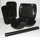 Review WellBake® Silicone Cookware 201136 / WellBake® Professional 6 Piece Baking Set: 2 x 6 Bun Trays, 2 x 8