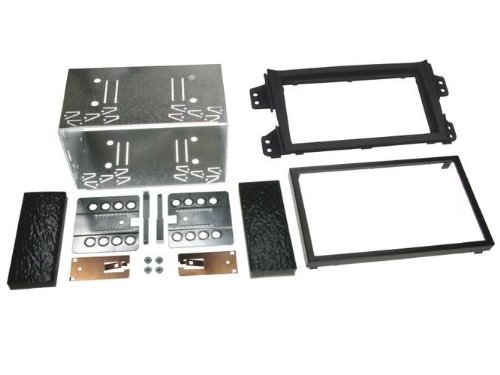 Doppel DIN Blende Komplett-Set für Suzuki Splash Opel Agila