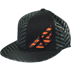 Fly Racing H-Bone Men's Flexfit Race Wear Hat - Black/Charcoal