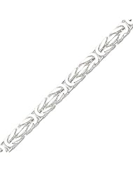 Sterling Silver Square Byzantine Chain - 22 Inch