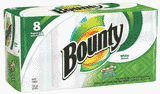 Kitchen & Housewares : Procter & Gamble #10673 8PK Bounty White Towel