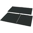 2 Black Velvet 18 Slot Bracelet Jewelry Display Tray Inserts