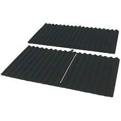 2 Black Velvet 18 Slot Bracelet Jewelry Display Tray Inserts