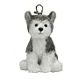 TY Beanie Baby - SLUSH the Husky Dog ( Metal Key Clip )