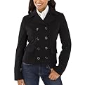 Merona&reg; Women's Fleece Peacoat Jacket - Black