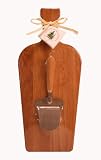 Out of the Woods of Oregon Large Wine Bottle Board with Alder Cheese Planer
