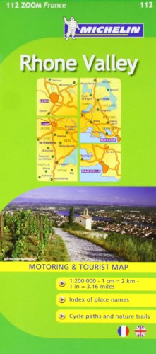 michelin map zoom france rhone valley map no 112 mapszoom michelin