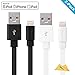 [Apple MFi Certified ] Yellowknife 2 Pack 3.3ft 1m Unique Flat Lightning to USB Cable Sync Charger for iPhone 6 /6s /6 plus /6s plus /SE /5 /5s/5c , iPad /Mini /Air /pro, iPod Nano (Black and White)