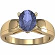 14K Yellow Gold Iolite Ring