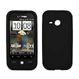 Premium Black Soft Silicone Gel Skin Cover Case for HTC Droid Eris [Accesso ....