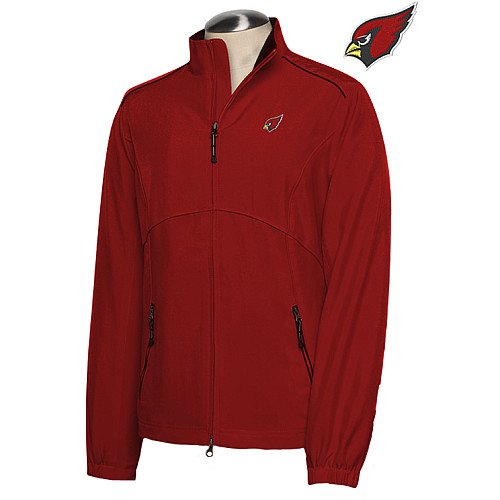 Cutter & Buck Arizona Cardinals Women's Full Zip Windtec Jacket XX Large
