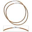 Rubber Cord Anklet Gold 9" 2Pcs
