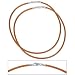 Rubber Cord Anklet Gold 9" 2Pcs