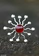 Carnelian brooch, 'Sunshine'