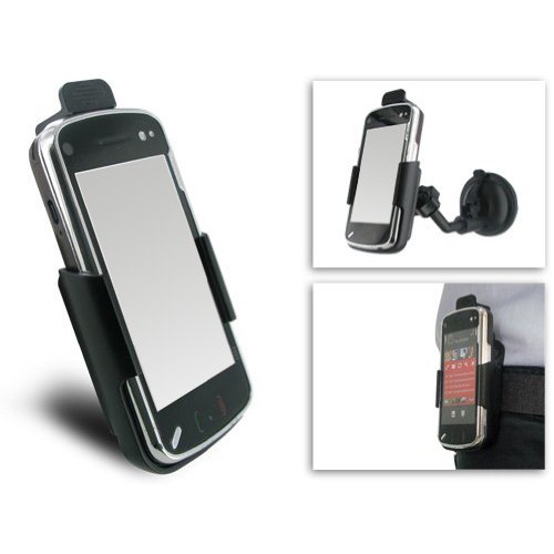 Bluetrade Tasche mit Befestigung G&uuml;rtel-Clip und Autohalterung f&uuml;r Nokia N97