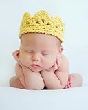 Handmade Crochet Crown Photo Prop for Newborn Boy - Photography Prop Pick Your Color By Proppers