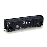 HO RTR 40' 3-Bay Ribbed Hopper/Load, N&W/1951