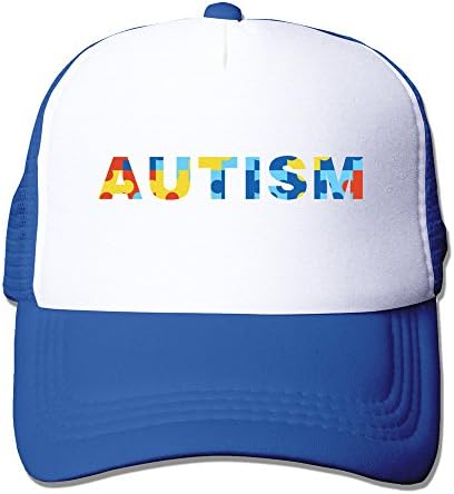 Autism Awareness Unisex Trucker Baseball Mesh Hat Adjustable Trend Caps