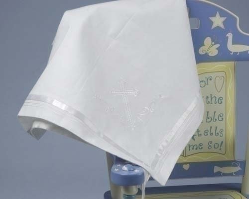 Pack of 2 Delicate Baby Religious Baptism Christening Blankets