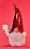 Lighted Christmas Holiday Elf Figurine LED Color Changing