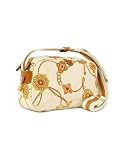 Bric's Golf Club- Cream Ornamental Signature Print Shoulder Bag