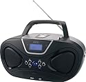 AEG SR 4327 Stereo Radio (MP3-CD-Player, UKW-/MW-Tuner, USB 2.0) schwarz
