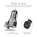 Car Charger, CHGeek 36W 4.8A Rapid Dual USB Car Charger 3 in 1 Metal Car Power Adapter with Emergency Escape Hammer Cutter for iPhone 7 6S 6 Plus 5S, Samsung Galaxy,LG G5,HTC,Nexus 5X 6P,iPad -Gray