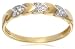 9ct Yellow Gold AMR312459 Ladies 0.015ct Diamond Band Ring