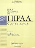 Review Aspen Publishers  / Quick Reference To HIPAA Compliance, 2007-2008 Edition