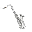 Cecilio 2Series Nickel Plated Tenor Saxophone w/ Case and Accessories