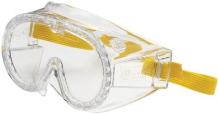 Compact Safety Glasses 509sm Direct Vent Goggle Clear Lens Clear PVC Frame Elastic Headband Lot of 12