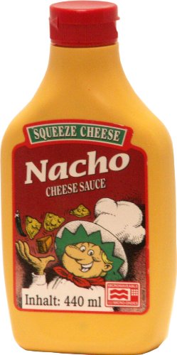 Old Fashioned Foods Nacho Squeeze Cheese Microwaveable, 2er Pack (2 x 440 ml)