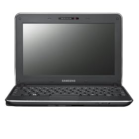 Samsung N210 10.1-inch Netbook (Intel Atom N450 1.66 GHz Processor, 1 GB RAM, 250 GB HDD, 6 Cell Battery, up to 11.2 Hours, Webcam, Windows 7 Starter, Black)