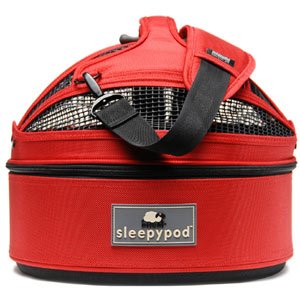 Sleepypod MINI Mobile Pet Bed : Cloudpuff SMALL CLOUDPUFF (FITS MINI) : Color SKY BLUE
